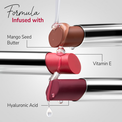 Mila Beaute 24 Hr Non-Transfer Matte Locked-In Lipstick - Fresh Rose