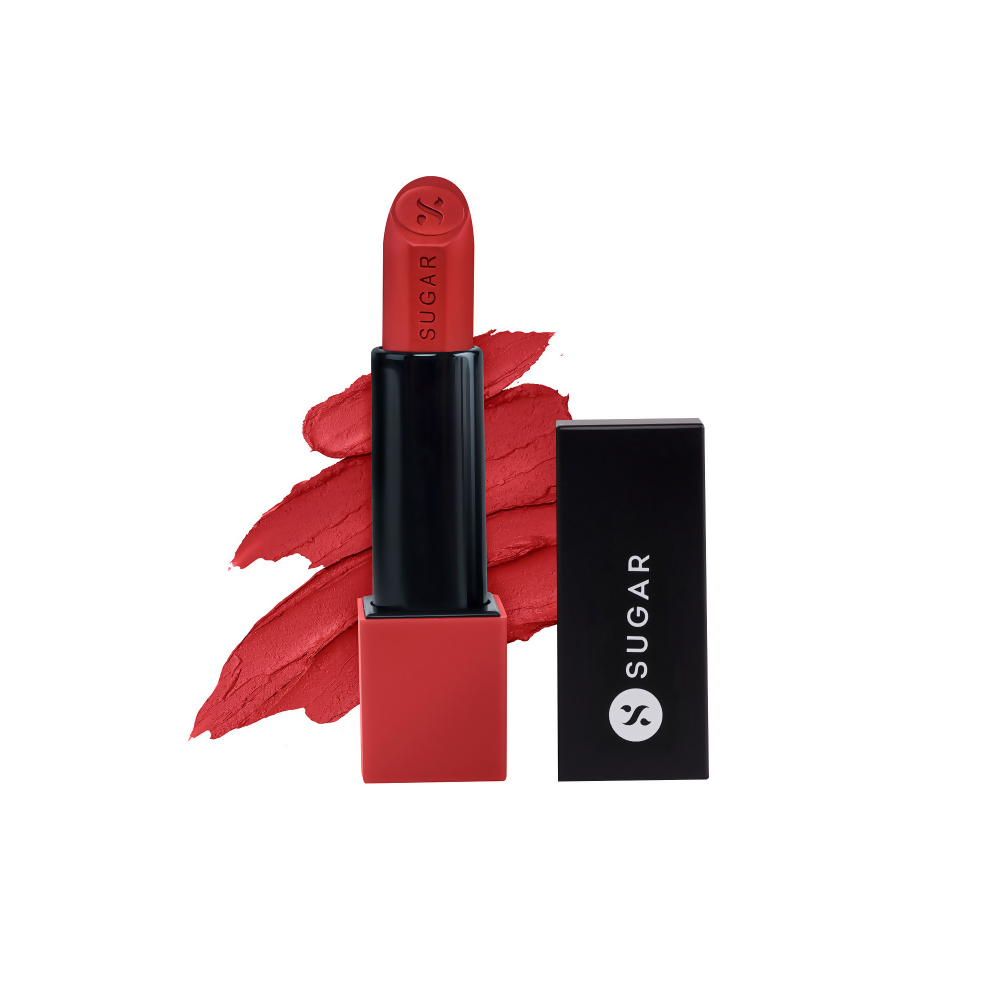 SUGAR Glide Peptide Serum Lipstick with Vitamin E - 04 Cairo Crimson