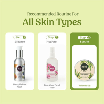 Vilvah Store Aloe Vera Gel (Multi-Purpose Skin & Hair Care)