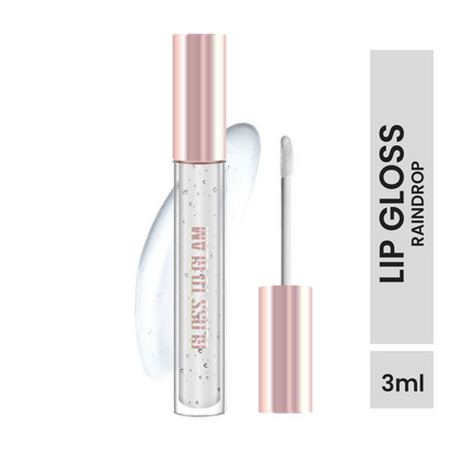 The Natural Wash Gloss To Glam Nourishing Lip Gloss - Raindrop