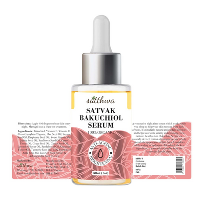 Satthwa Bakuchiol Serum For Even Skin Tone