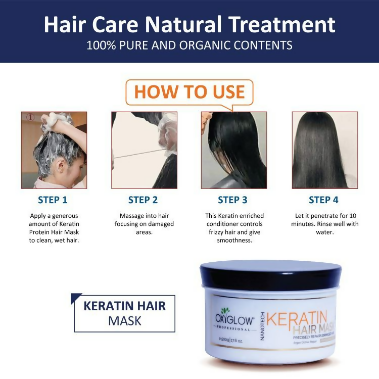 Oxyglow Herbals Keratin Hair Mask