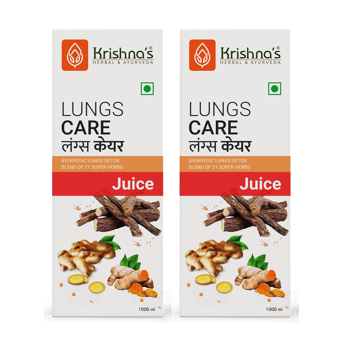 Krishna'S Herbal & Ayurveda Lungs Care Juice