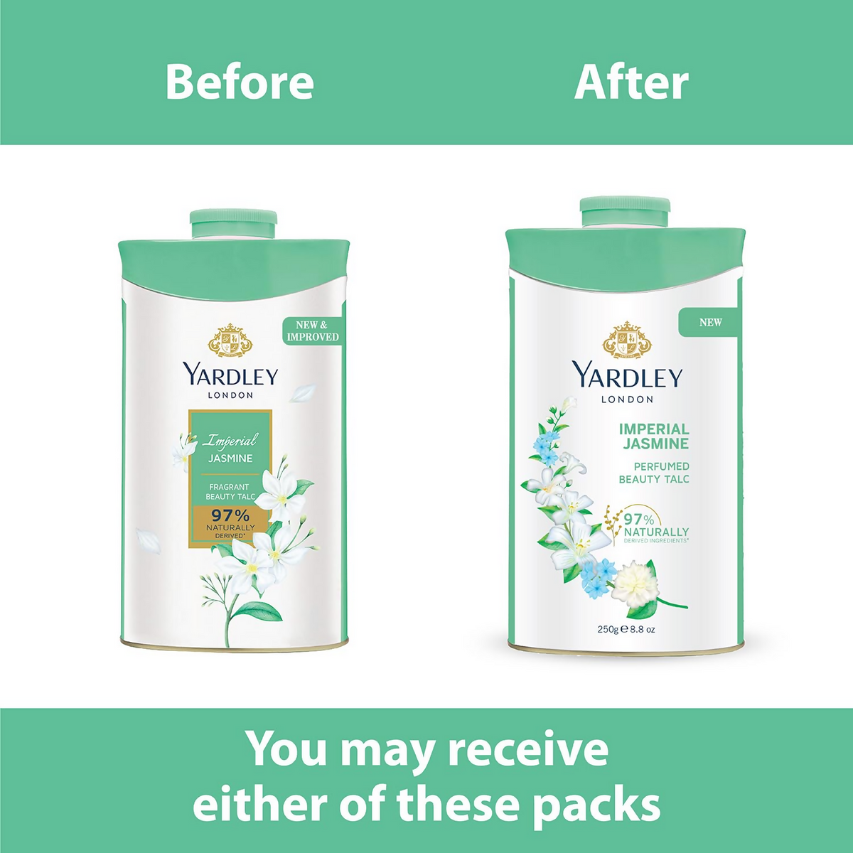 Yardley London Imperial Jasmine Perfumed Talc