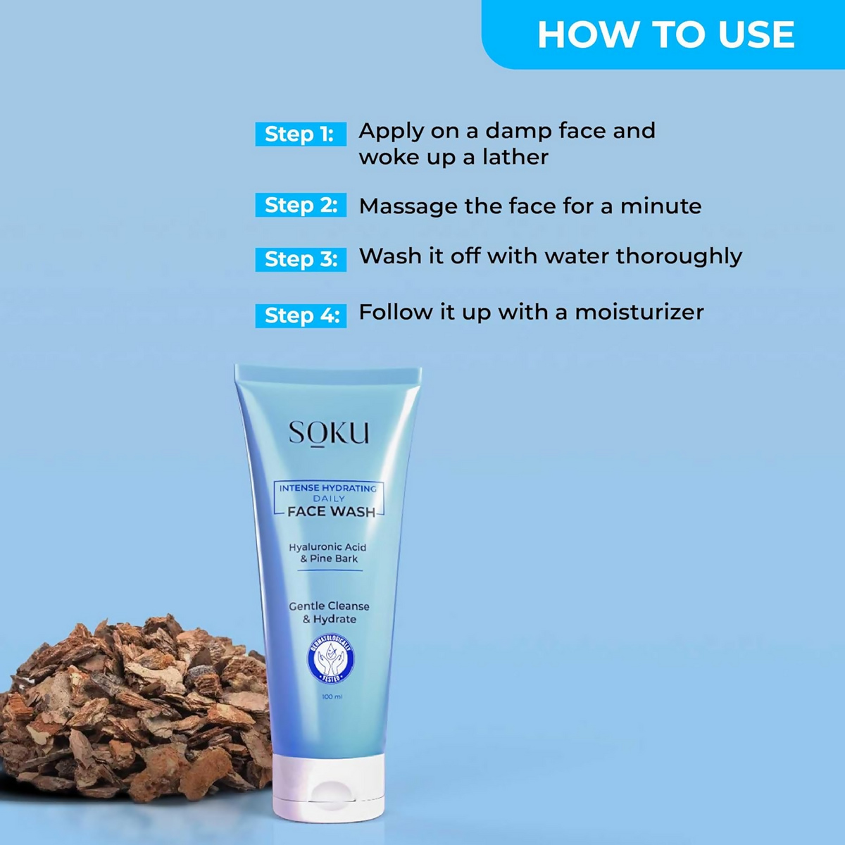 SOKU Intense Hydrating Daily Face Wash