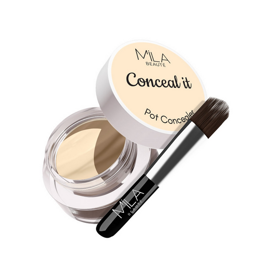 Mila Beaute Conceal It Pot Concealer Creamy Matte Finish with SPF 15 - Rich Vanilla