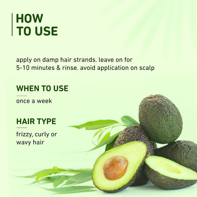 Plum Avocado Hair Mask For Dry and Frizzy Hair