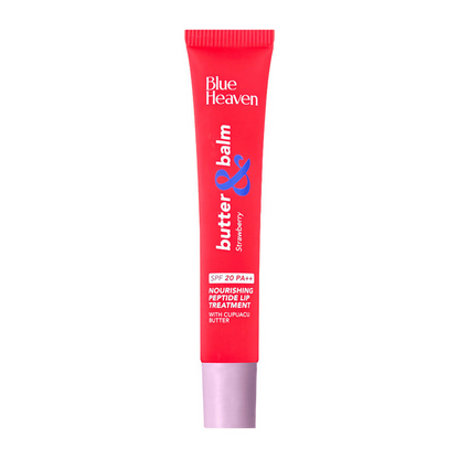 Blue Heaven Butter & Balm Peptide Based Tinted Lip Balm With Spf 20 Pa++ - Strawberry