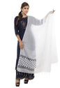 Mominos Fashion White Buta Cut Dupatta