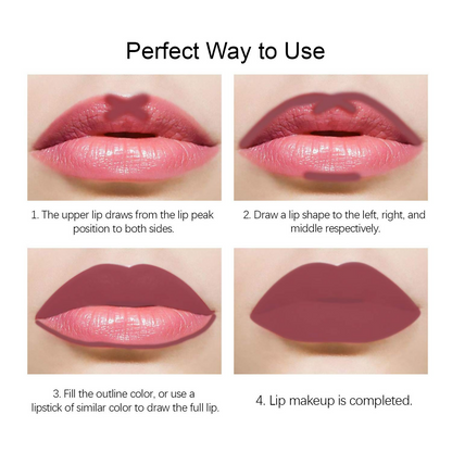 CVB C12 Nude’It Lip Colour for Smudge Proof Matte Finish 205 Rouge
