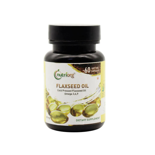 Nutriorg Flaxseed Oil Soft Gel Capsules