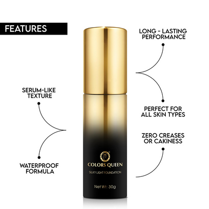 Colors Queen Silky Light Foundation - 01 White Ivory