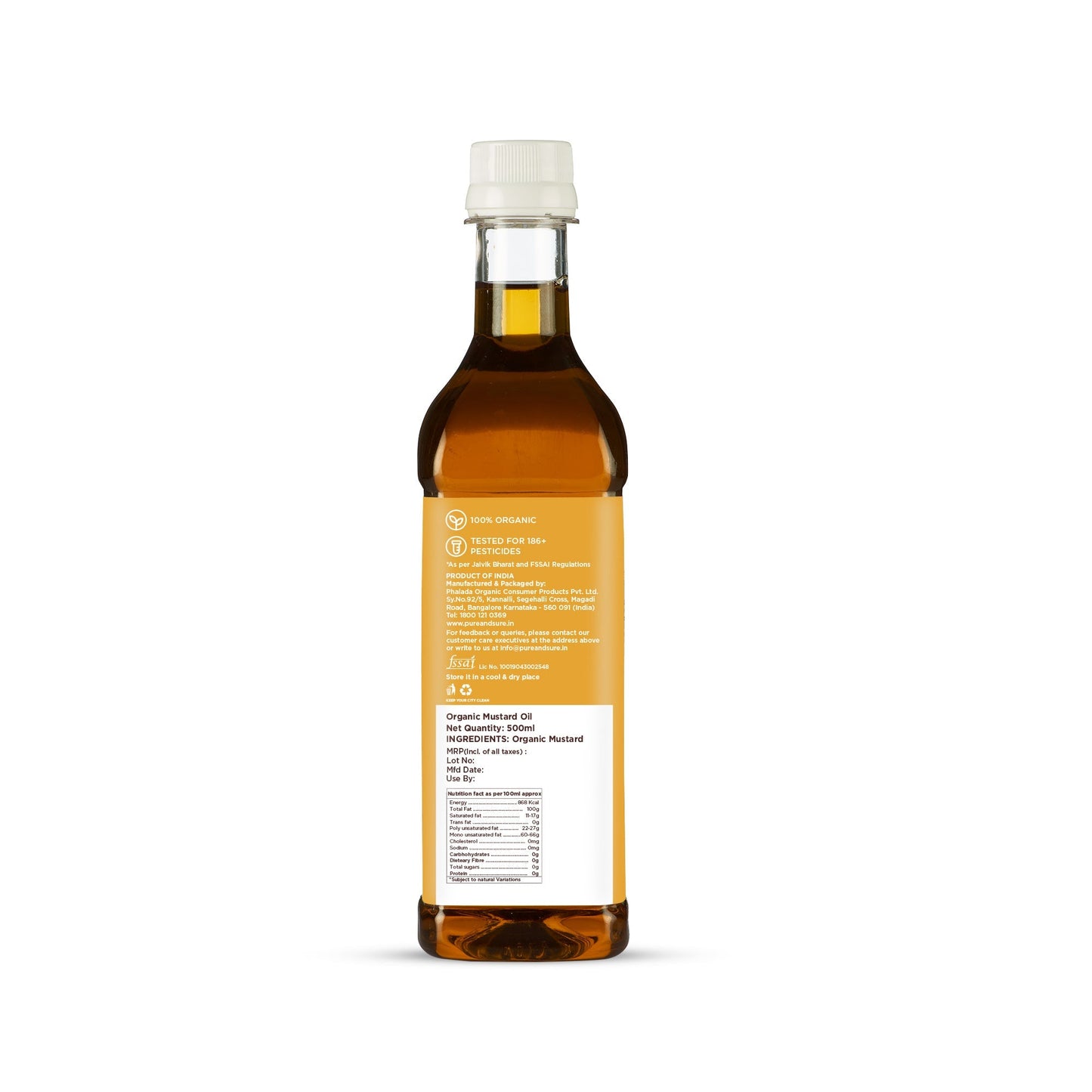 Pure & Sure Organic Mustard Oil