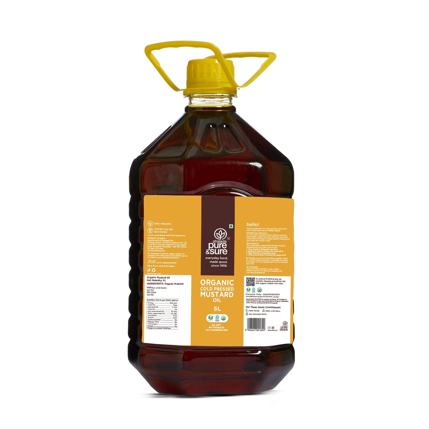 Pure & Sure Organic Mustard Oil