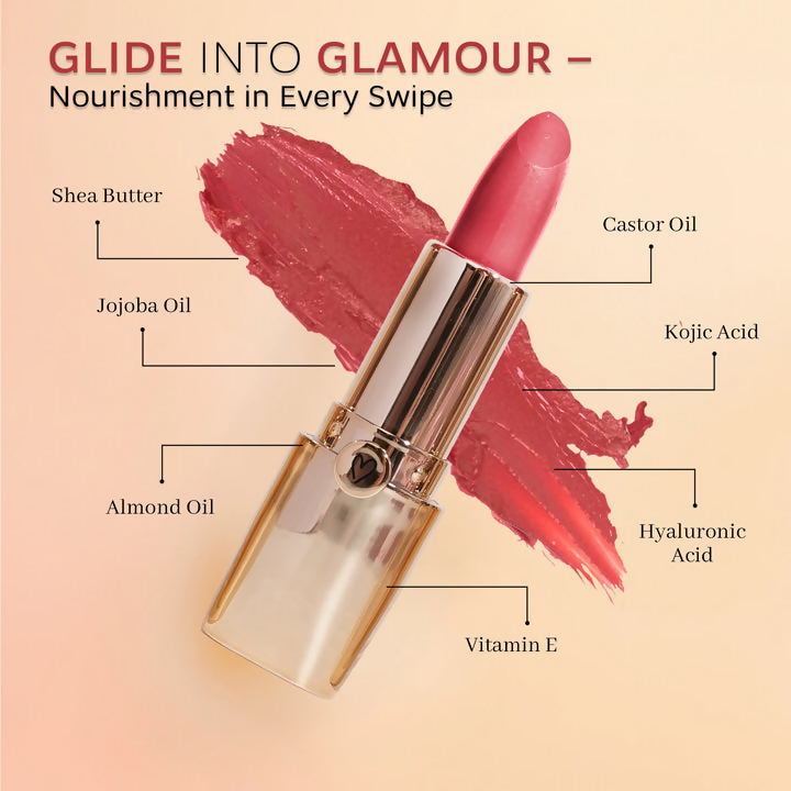 Dunamiss Lucia Soft Rose Satin Lipstick