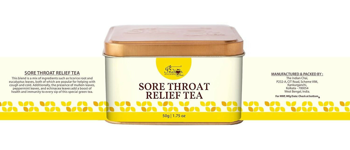 The Indian Chai – Sore Throat Relief Tea