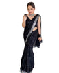 Vamika Embroidery Black Georgette Bollywood Saree