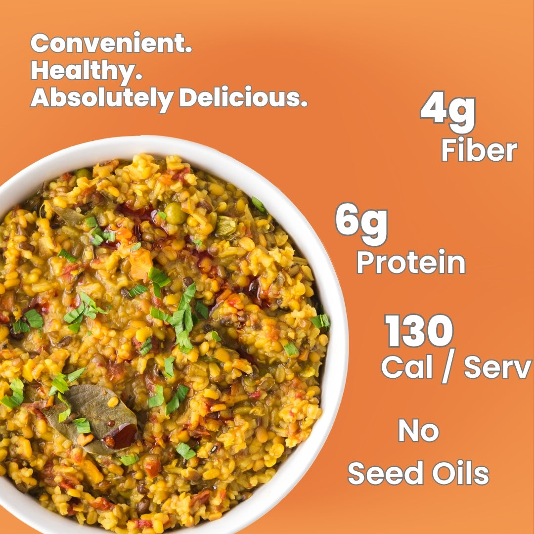 Masala Kichadi – One-Pot Vegan Meal with Lentils & Rice
