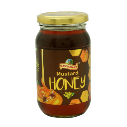 Gavyamart Mustard Honey Raw and Unprocessed