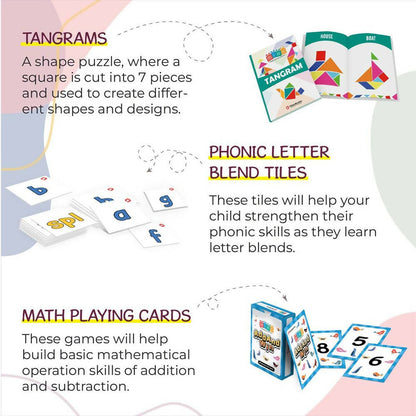 ClassMonitor Mini Learning Kit with Free Mobile App 14+ Learning & Education Topics for Preschool Learning Activities for Age 3 - 5 Years