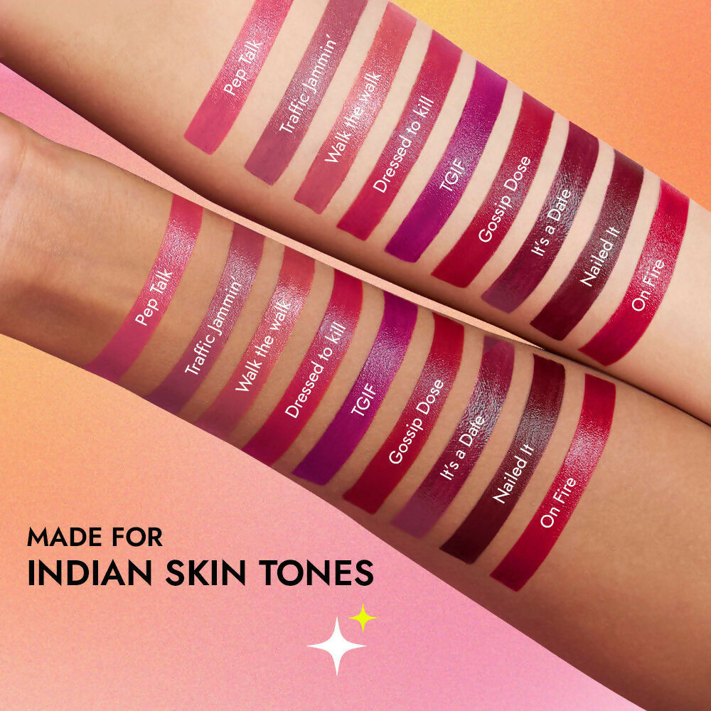 Nykaa So Creme Creamy Matte Lipstick - Wine & Grind