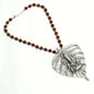 Mominos Fashion Johar Kamal Oxidised Silver-Plated Brass Finish Ganesha Long Necklace For Women
