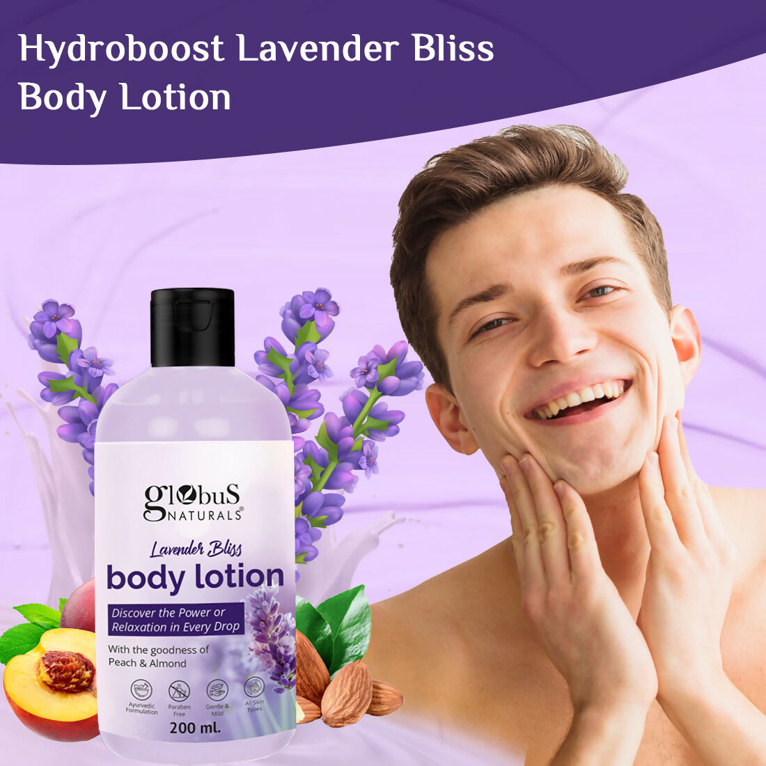 Globus Naturals Lavender Bliss Body Lotion