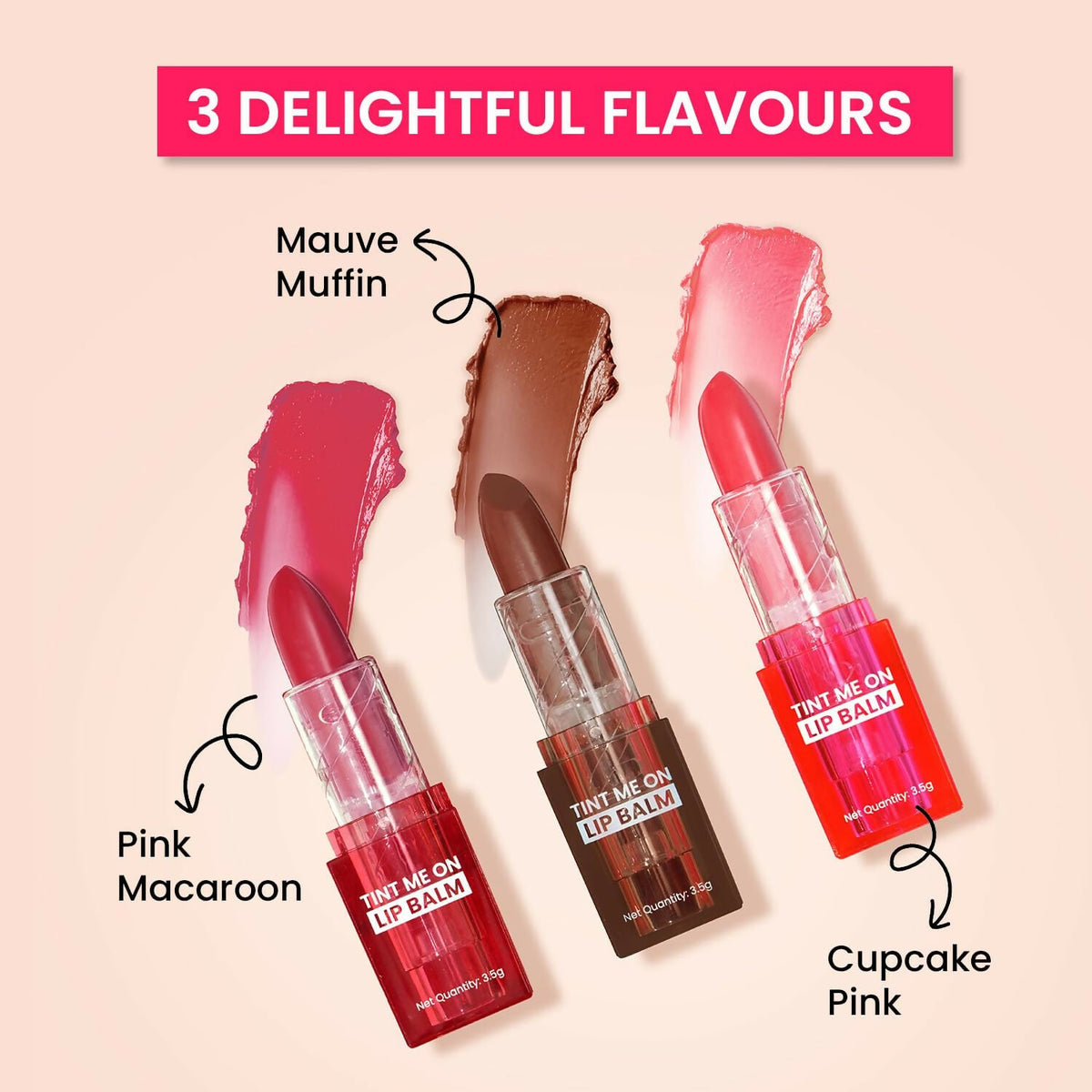 Swiss Beauty Tint Me On Lip Balm - Cupcake Pink