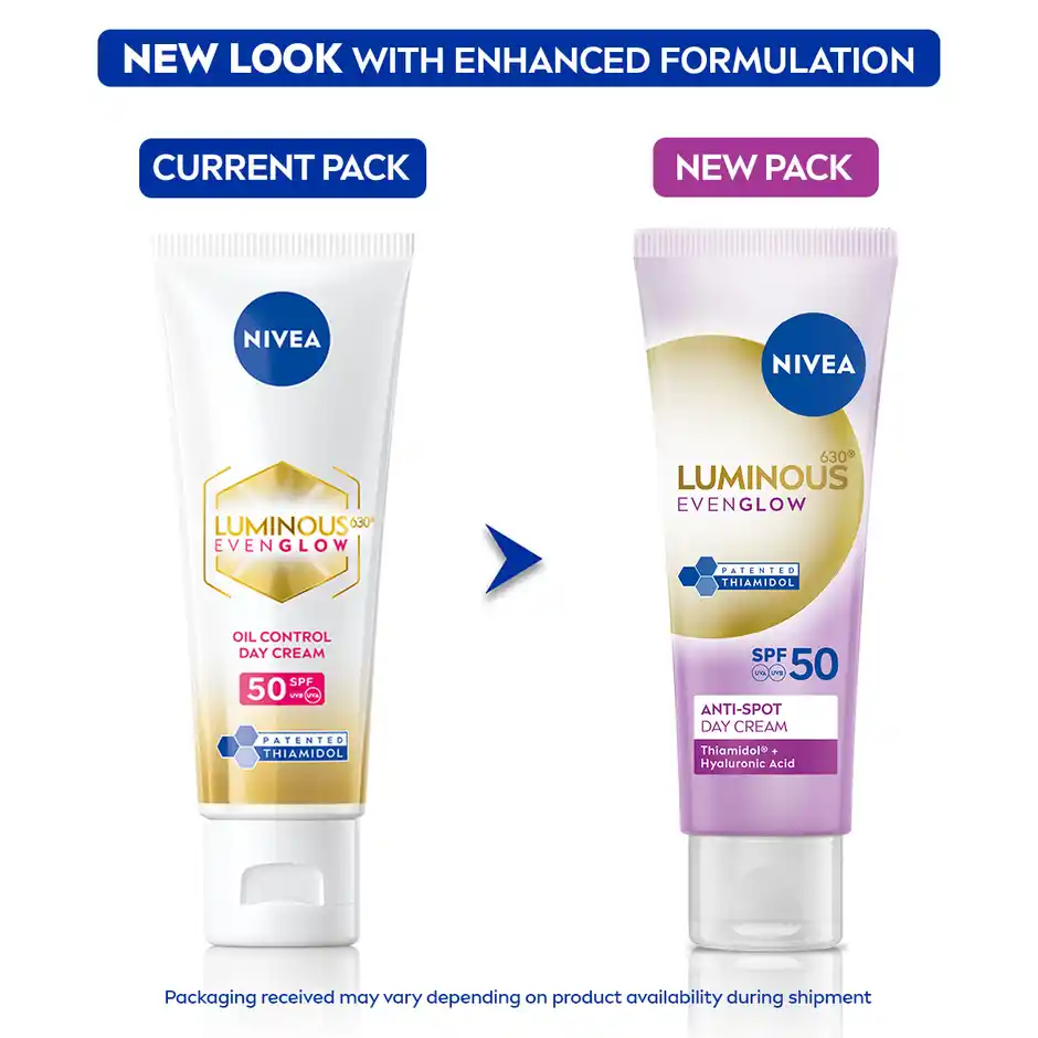 Nivea Luminous Even Glow Oil Control Day Cream SPF 50
