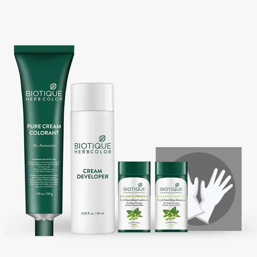 Biotique Herbcolor 3N Darkest Brown 50Gm + 110Ml