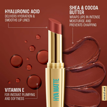 Lakme 9to5 Hya Matte Lipstick - Scarlet Strategy