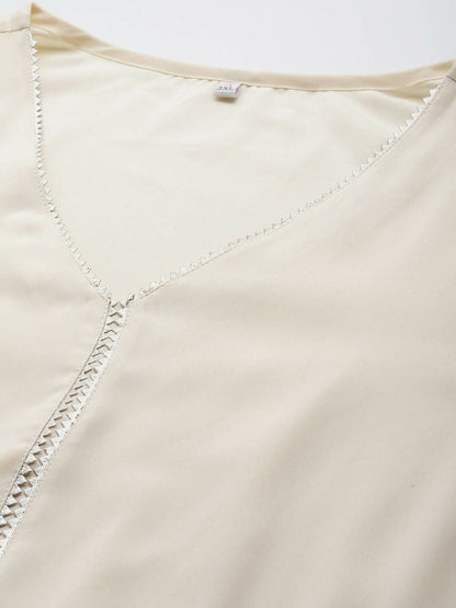 Ahalyaa Women's Traditional wear Kurta Set - Off White