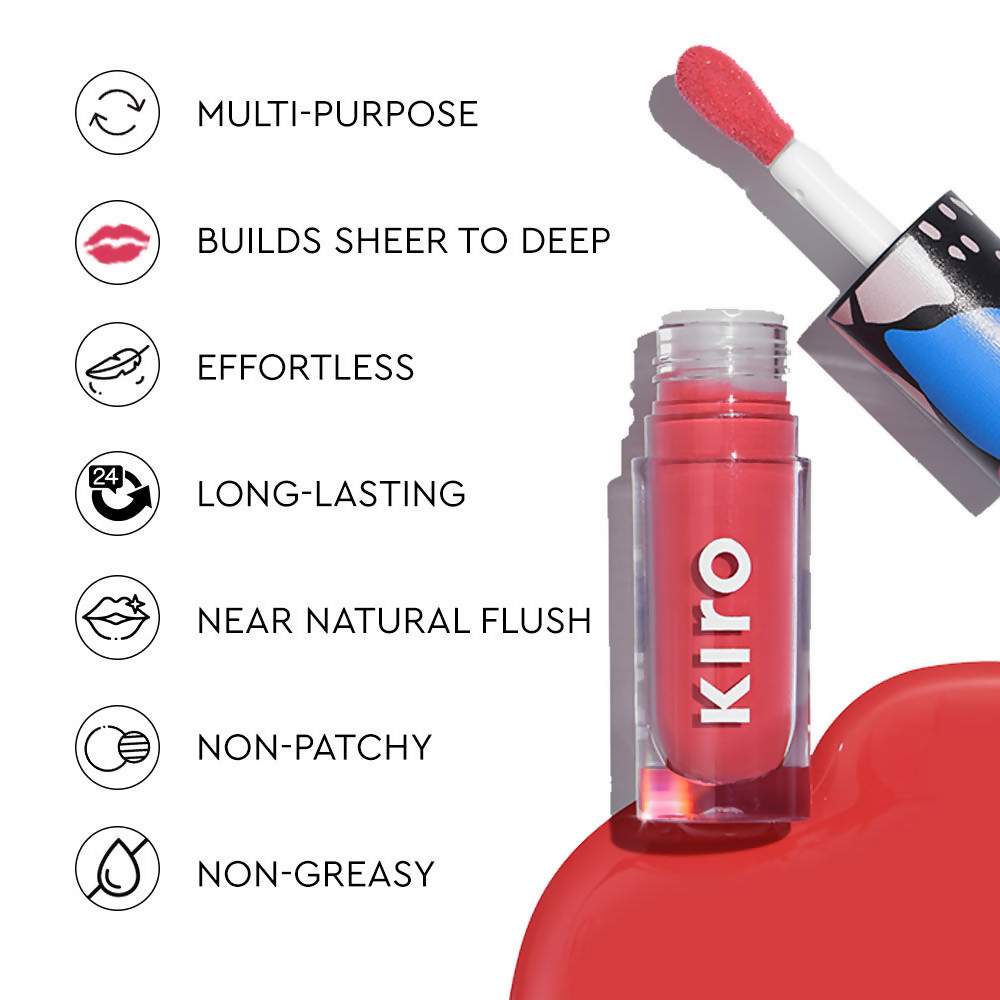Kiro Afterglow Lip & Cheek Tint - Rose Apple
