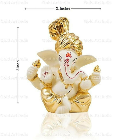 Gold Art India Ceramic Ganesh Idol
