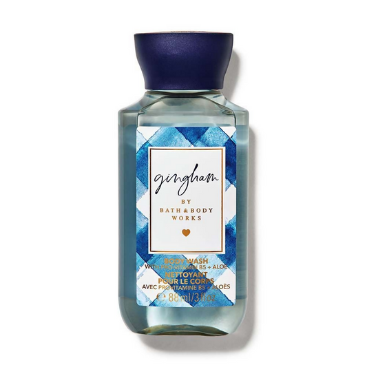 Bath & Body Works Gingham Travel Size Body Wash
