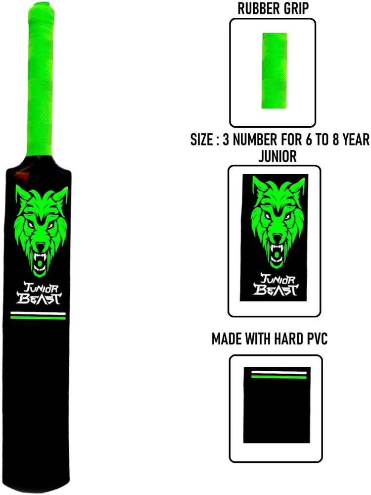 Lycan Junior Plastic Cricket Bat (Size 3)