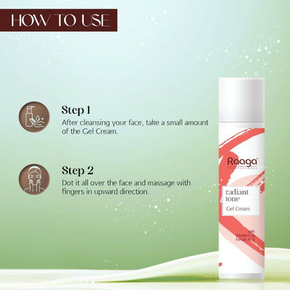 Raaga Professional Radiant Tone Gel Cream With Vitamin C And Ferulic Acid
