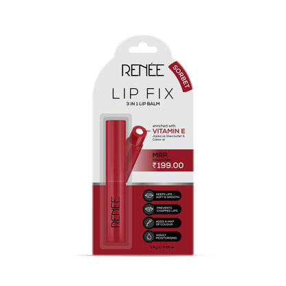 Renee Lip Fix 3 in 1 Tinted Lip Balm - Sorbet