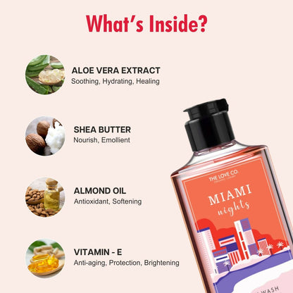 The Love Co. Miami Nights Body Wash