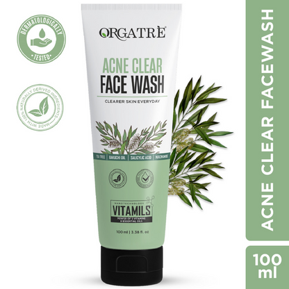 Orgatre Acne Clear Face Wash