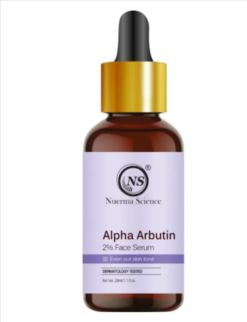 Nuerma Science 2% Alpha Arbutin Face Serum | Brighten, Fade, Even Skin Tone