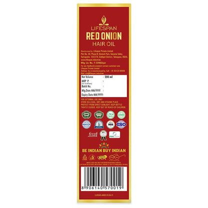 LifeSpan Red Onion Hair Oil