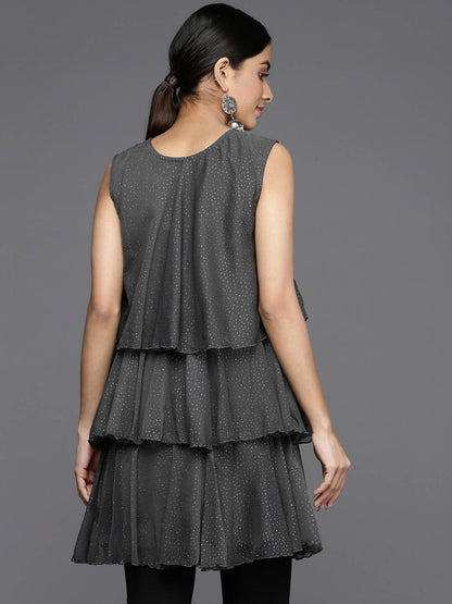 Ahalyaa Women's Traditional wear Tunic - Grey
