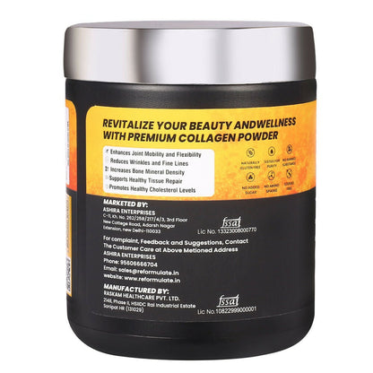 Reformulate Colla Gen Powder Peptides With Hadjod & Vitamin D3 I Joint Health I Boosts Muscle Strength I Beautifies Skin & Hair I Pine Apple