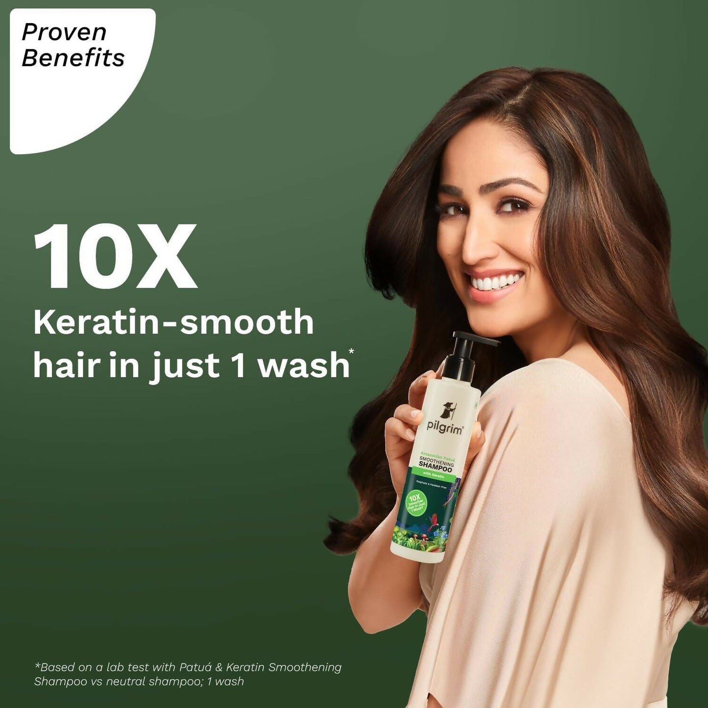 Pilgrim Patuá & Keratin Hair Smoothening Shampoo For Dry & Frizzy Hair, For Hair Smoothening & Healthy Scalp