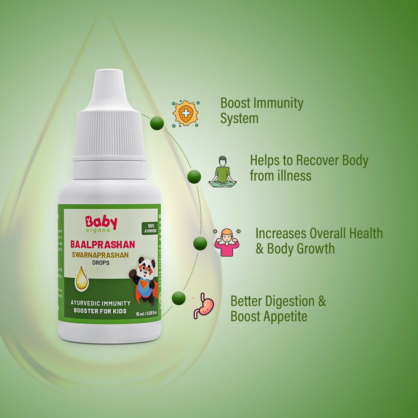Babyorgano Swarnaprashan Drops (Baalprashan)