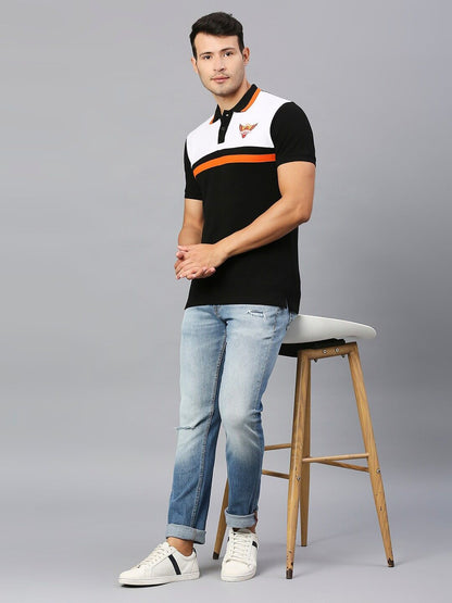 Fancode Sunrisers Hyderabad Logo Print Cotton IPL T-shirt