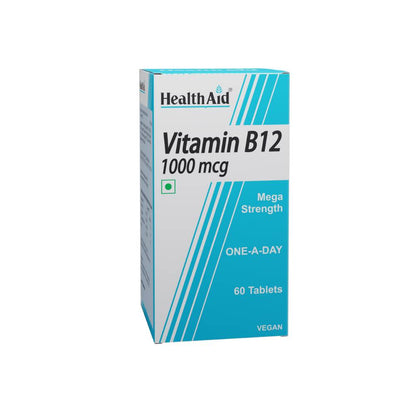 HealthAid Vitamin B12 1000 mcg Mega Strength Tablets