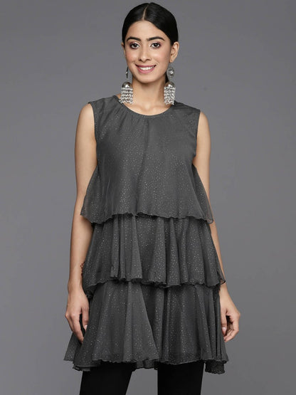 Ahalyaa Women's Traditional wear Tunic - Grey