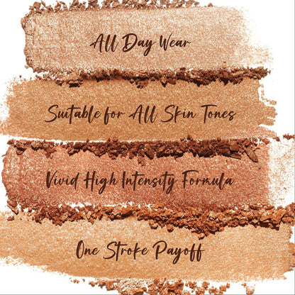 Blue Heaven Bling 9 In 1 Eyeshadow Palette - Sunset Warmth